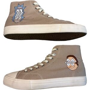 Rick And Morty H&M Hi Tops Size 10.5